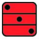 3M Cuffie auricolari X3A, nero/rosso-3