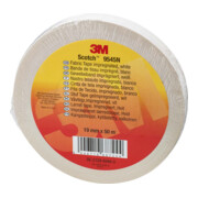3M Deutschland Imprägniertes Gewebeband 19 mm x 50 m, weiß 9545N W19-3