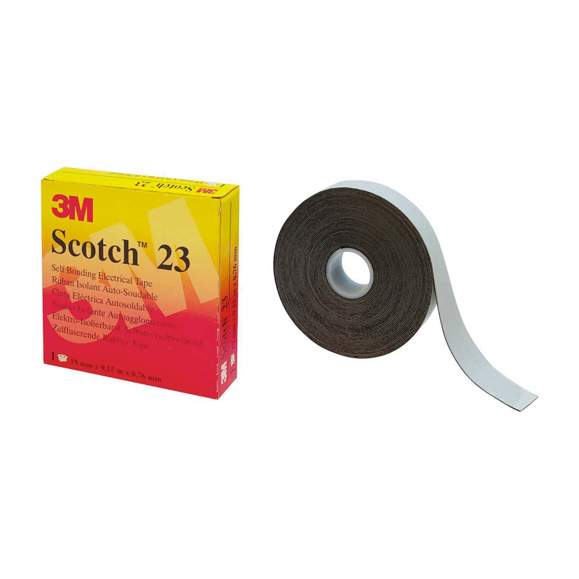 3M Deutschland Isolierband Kautschuk 19mmx9,15m,selbstv. Scotch 23 19x9,15