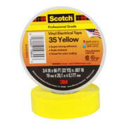 3M Deutschland PVC Elektro-Isolierband 19mm x 20 m Scotch 35-19x20 gelb-3