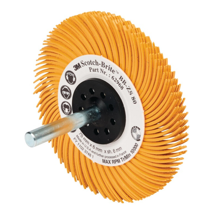 3M Disco a spazzola radiale Scotch Brite BB-ZS, giallo