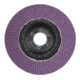 3M Disco abrasivo lamellare 769F, platorello in fibra di vetro conico, Ø125mm, grana 60-3