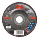 3M Disco abrasivo lamellare 769F, platorello in fibra di vetro piatto, Ø115mm, grana 40-1