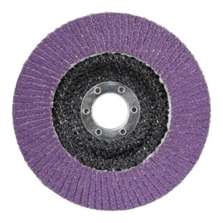 3M Disco abrasivo lamellare 769F, platorello in fibra di vetro piatto, Ø125mm, grana 40