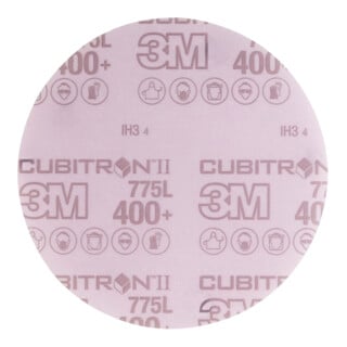 3M Disco abrasivo per levigatrici (CER) Hookit 775L, non forato, Ø150mm, grana 220