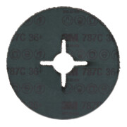 3M Disco in fibra (CER) 787C, Ø125mm, grana 120