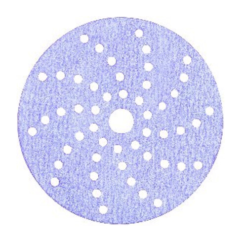 3M Disque abrasif à velcro 737U Multitrous 150 mm P80+