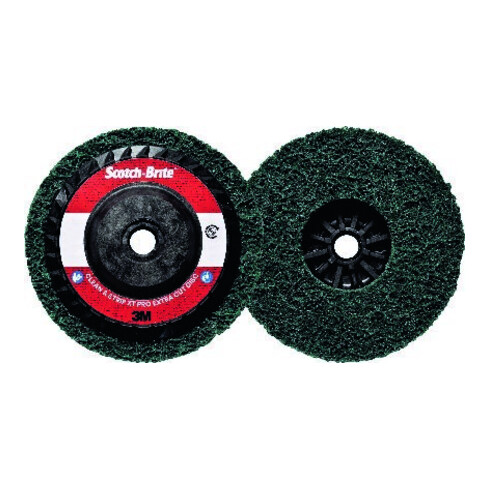 3M Disque de nettoyage grossier avec plateau, diamètre 115 mm XT-RD PRO Extra Cut
