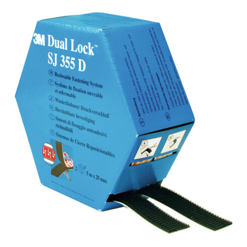 3M DUAL LOCK SJ355D in pratica scatola, 10m