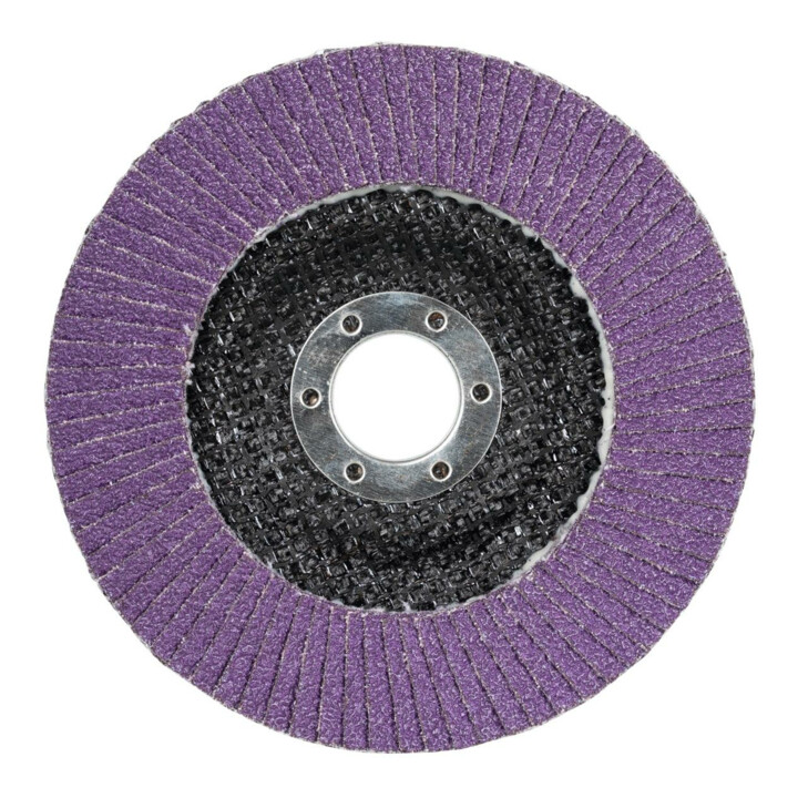 3M Fächerschleifscheibe 769F, Glasgewebeteller flach,⌀ 125 mm, Körnung: 80