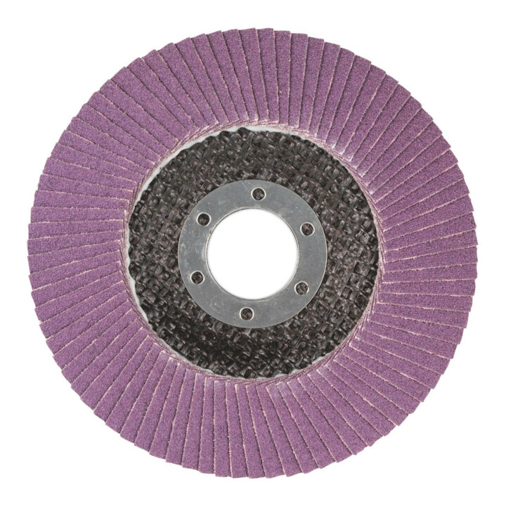 3M Fächerschleifscheibe 769F, Glasgewebeteller schräg,⌀ 115 mm, Körnung: 120