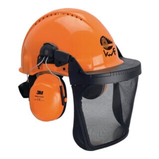 3M Forstschutzhelm G3000M, mit Gehörschutz H31P3E und Visier