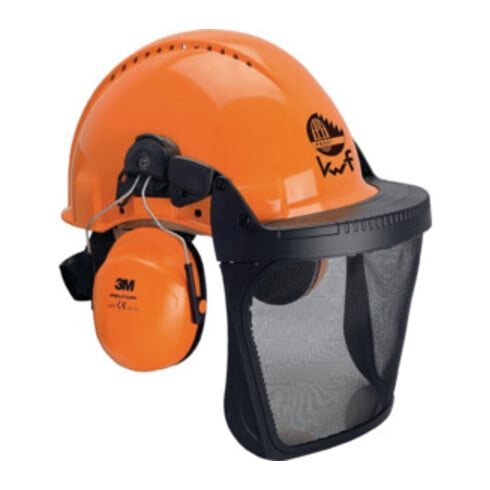 3M Forstschutzhelm G3000M, mit Gehörschutz H31P3E und Visier
