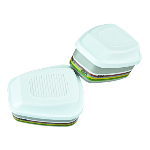 3M Gas- en combinatiefilters 6099 A2 B2 E2 K2 Hg P3R+formaldehyde EN 14387:2004+A1:2008