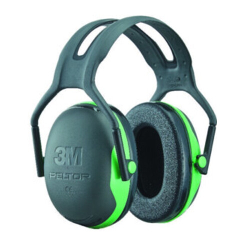 3M Gehörschutz Kapseln X1A schwarz/grün