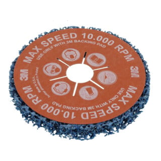 3M Grove reinigingsschijf (SiC), met glasvezel rug, 115 mm