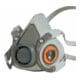 3M halfmasker 6200, 6000 serie, zonder filter, vierpuntsbanden met hoofdband-1