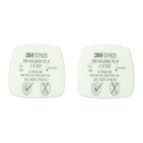 3M Inleg-deeltjesfilters, set, 20 paar, Filter: P2R