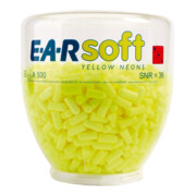 3M Inserti auricolari Ear Soft, Yellow Neon dispenser di ricarica