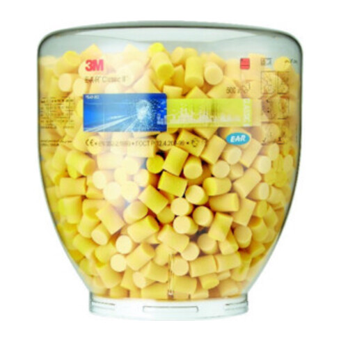 3M Inserti auricolari Ear Soft, Yellow Neon dispenser di ricarica