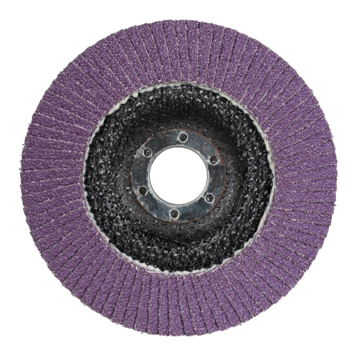 3M Lamellenslijpschijf 769F, glasweefselschotel conisch, ⌀ 125 mm, Korrelgrootte: 80