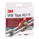 3M Montageband VHB Tape 4611F 19 mm x 3 m Rolle grau-1
