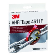 3M Montageband VHB Tape 4611F 19 mm x 3 m Rolle grau