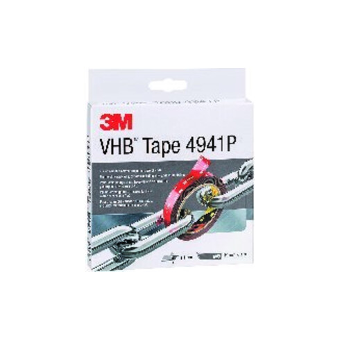 3M Montageband VHB Tape 4941F 19 mm x 3 m Rolle grau