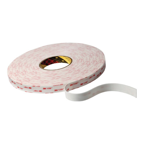 3M Montageband VHB Tape 4952F 19 mm x 3 m Rolle weiß