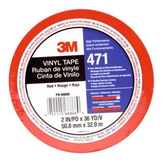3M Nastro adesivo in PVC, morbido, Red