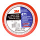 3M Nastro adesivo in PVC, morbido, Red-1