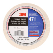 3M Nastro adesivo in PVC, morbido, White