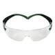 3M Occhiali di protezione SecureFit-SF400, stanghette nero verde, lente PC chiara EN166 EN170-1