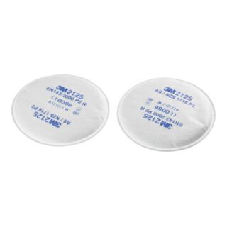 3M Partikelwechselfilter-Set, 10 Paar P2R rund
