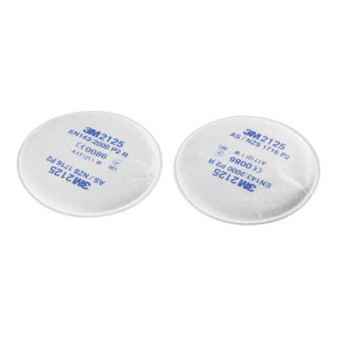3M Partikelwechselfilter-Set, 10 Paar P2R rund
