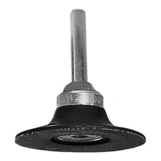 3M Platorello in gomma Roloc, gambo Ø6mm morbido, Esterno: Ø75mm