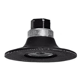3M Platorello in gomma Roloc, gambo M14 duro, Esterno: Ø75mm