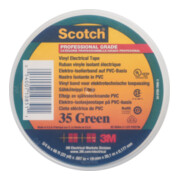 3M PVC Ruban isolant électrique 19 mm x 20 m, vert Scotch 35 19x20 gn-1