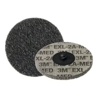 3M Roloc Kompaktscheibe XL-DR, 50,8 mm Durchmesser, Körnungsvergleich: 100