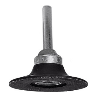 3M ROLOC Plateau-support en caoutchouc,⌀ tige 6 mm doux,⌀ ext.: 75 mm
