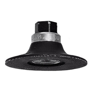 3M ROLOC Rubber steunschijf met opname M14 hard, Buiten-⌀: 75 mm