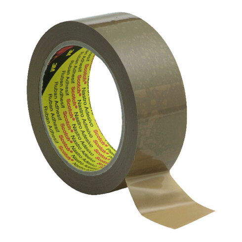3M Ruban adhésif d’emballage 6890 Marron, 50 mm x 66 m Scotch