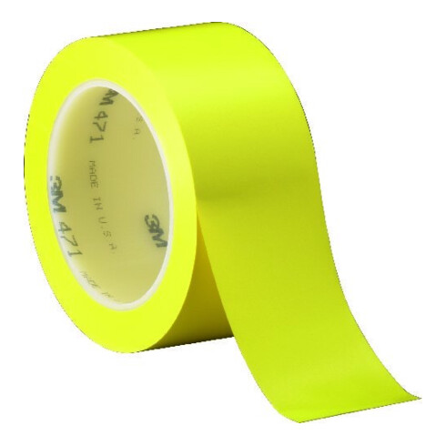 3M Ruban adhésif en PVC souple 471F 50mmx33m jaune