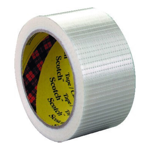 3M Ruban adhésif filament 8959 Transparent, 25 mm x 50 m Scotch