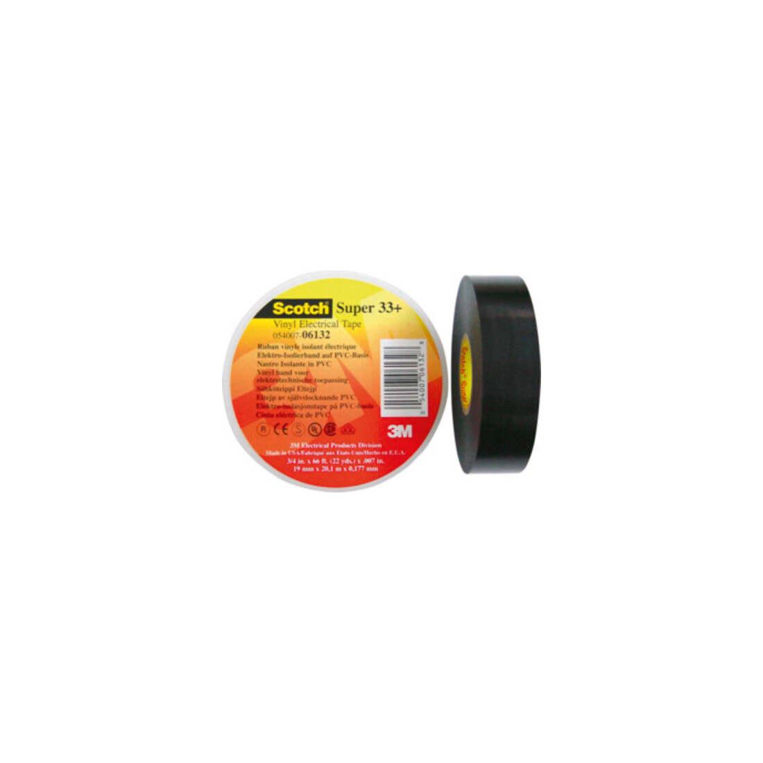 3M Ruban isolantélectrique, Largeurxlongueur: 19X20 mmxm