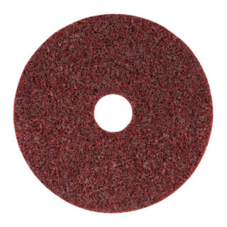3M Schleifvliesscheibe Scotch Brite SC-DH D.178mm medium rot m.Zentrierung