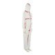 3M Schutzanzug 4565 weiß/rot, Typ 4/5/6 Größe 4XL-5