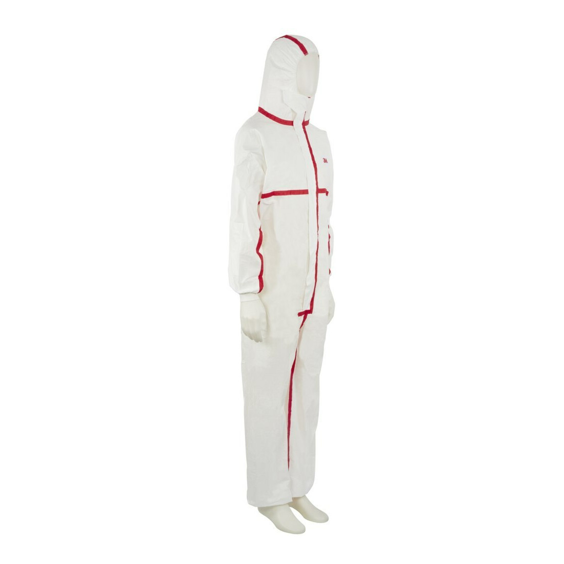 3M Schutzanzug 4565 weiß/rot, Typ 4/5/6 Größe M