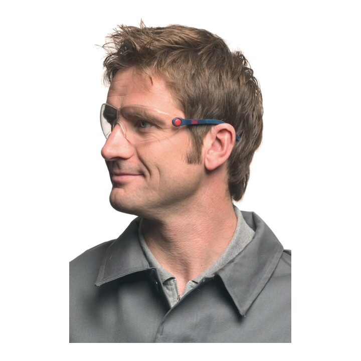 3M Schutzbrille 2740 mit PC-Scheiben klar und einstellbarem Bügel
