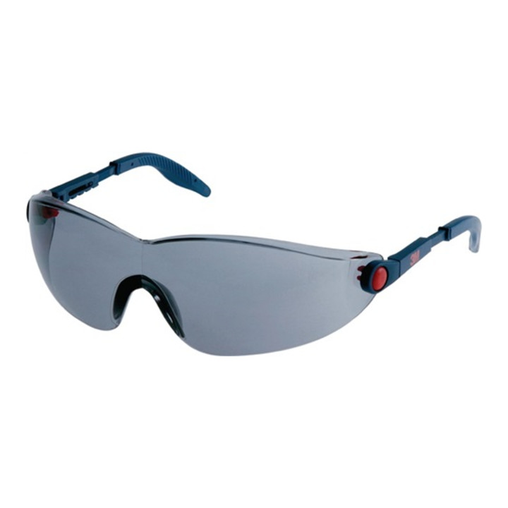 3M Schutzbrille 2741 mit PC-Scheiben grau und einstellbarem Bügel